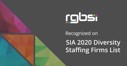 RGBSI on SIA 2020 Diversity Staffing Firms List
